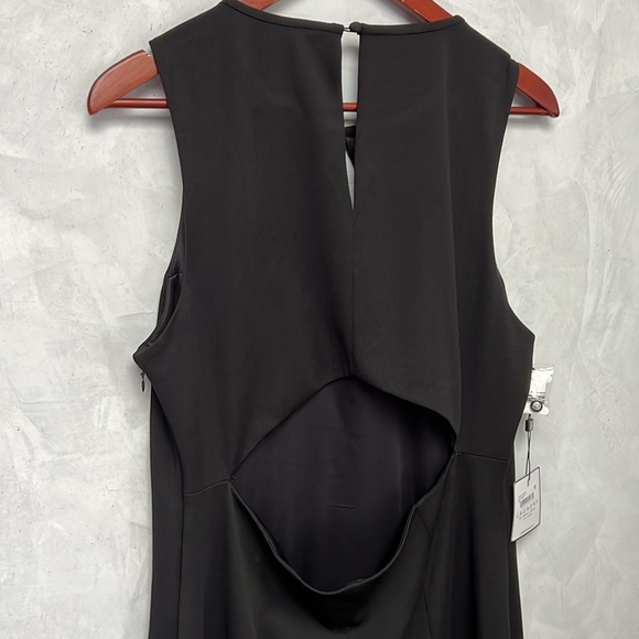 NWT Laundry by Shelli Segal Cutout Black Sheath Dress, Size 16 - Picture 7 of 13
